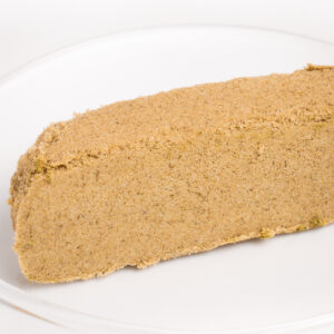Pieza de Lemon Polen CBD tipo mousse de color rubio con textura esponjosa